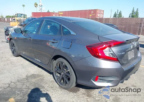 2021 Honda Civic Sport from USA, damaged, VIN 2HGFC2F89MH535843